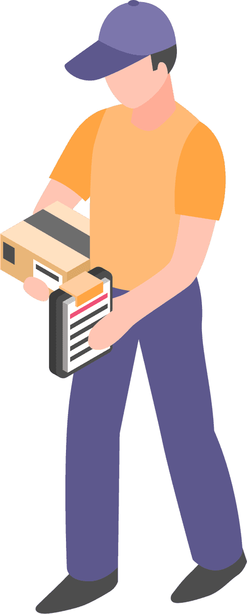 Isometric transport shipping and logistics elements