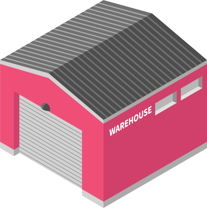 Isometric transport shipping and logistics elements