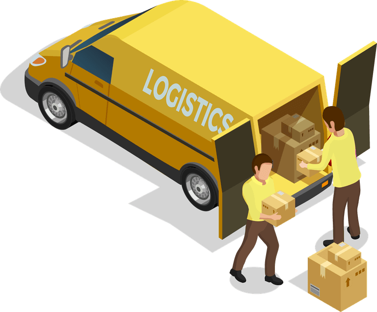 isometric global logistics, warehouse logistics, maritime transport logistics