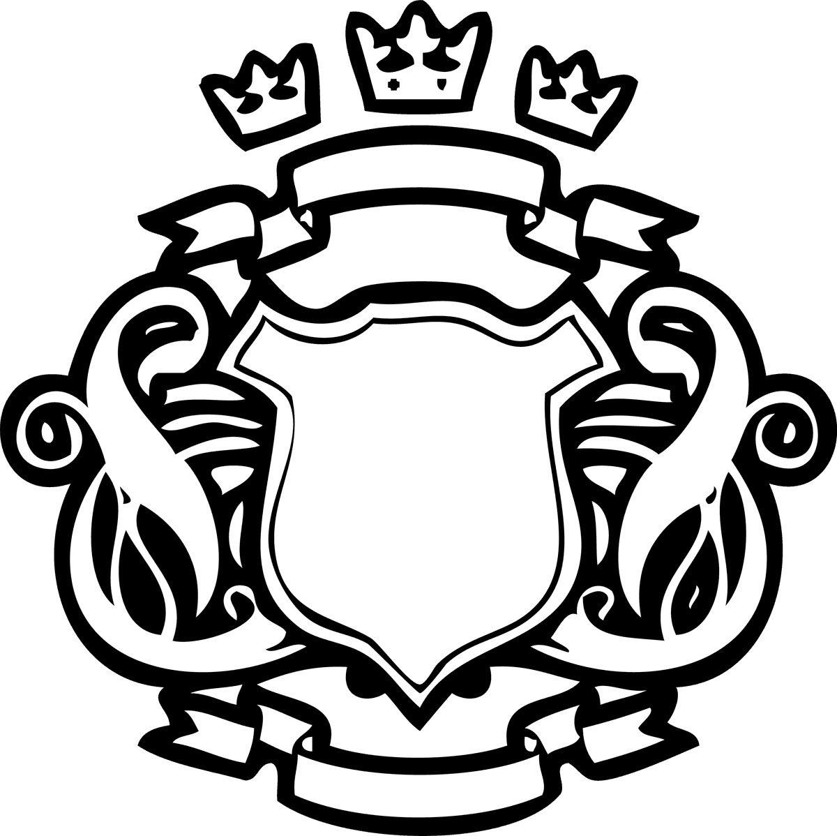 logo antique heraldry vectors