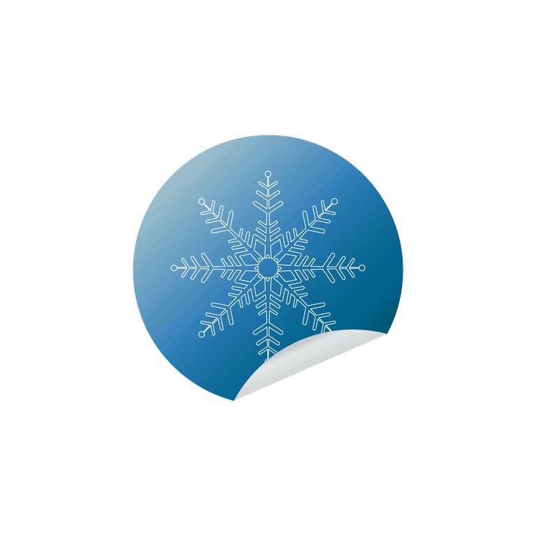 logo snowflake winter set vector for seasonal branding and festive promotions