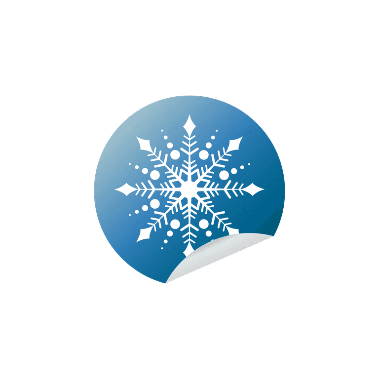 logo snowflake winter set vector for seasonal branding and promotional materials