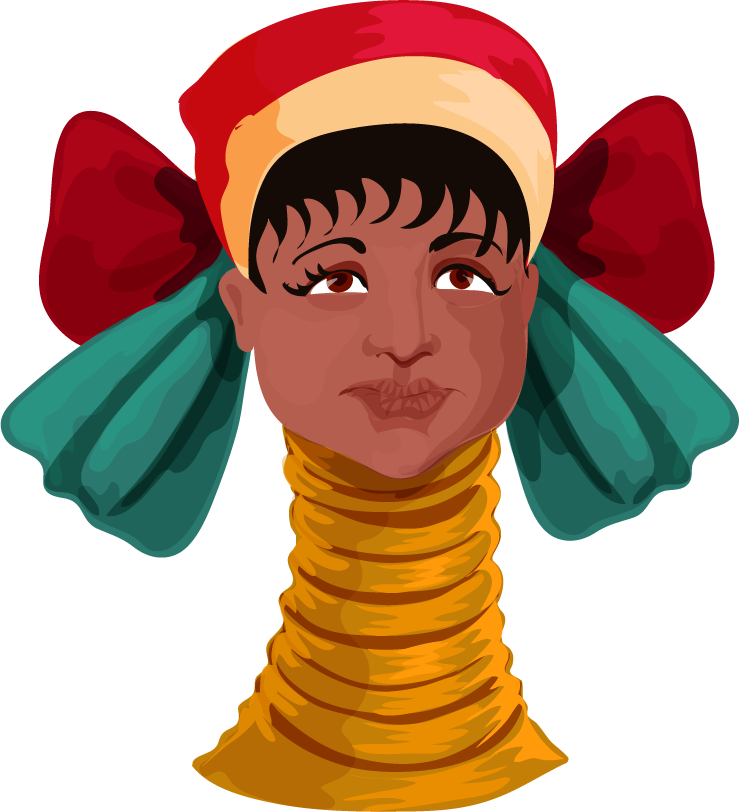 long neck people thailand touristic set