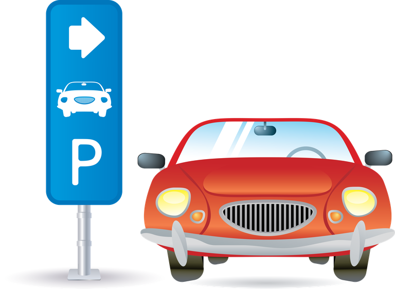 lovely living icon vector for parking guidance and transportation needs