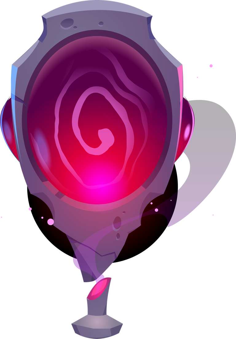 magical amulets and mirrors with a glass sphere for enchanting atmospheres