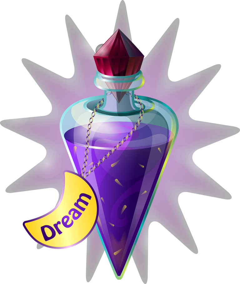 cartoon style magic potions magical tubes and bottles