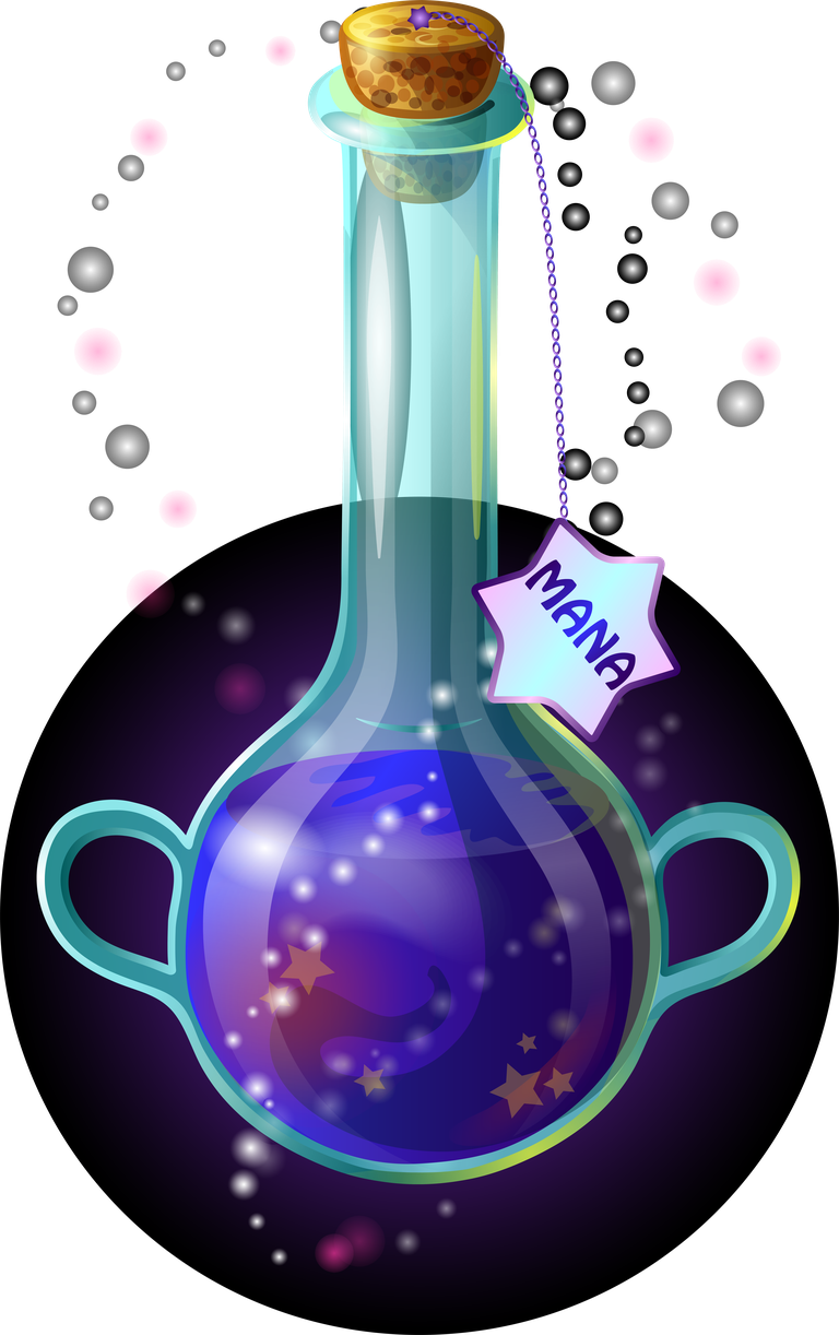 cartoon style magic potions magical tubes and bottles