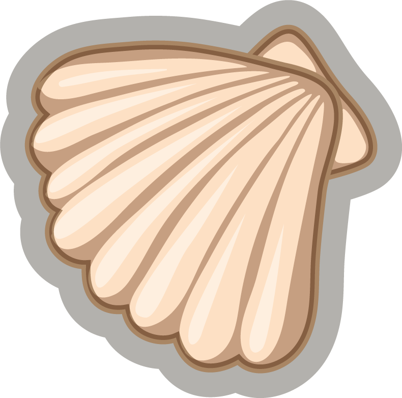 Fossil under the ground illustration