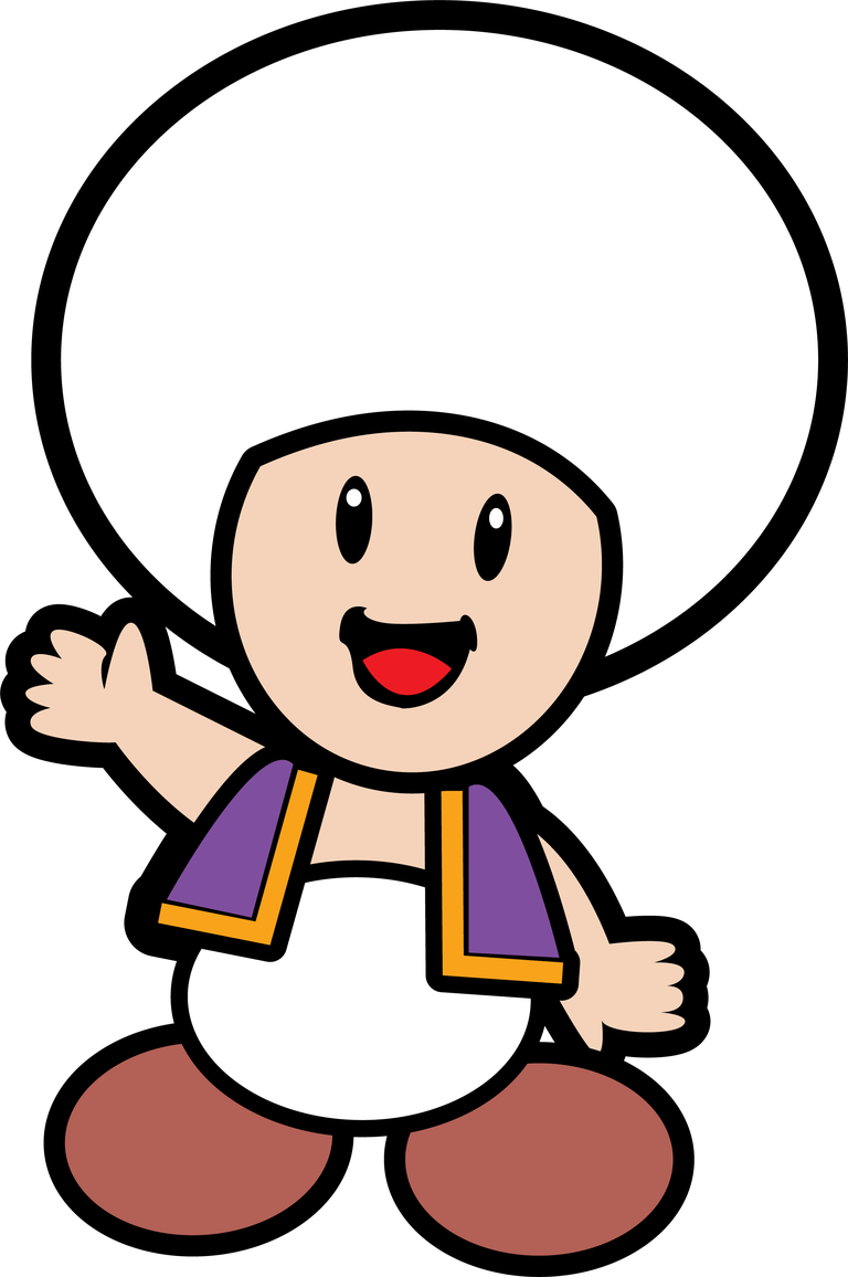 mario character super mario pack featuring cheerful toad in playful style