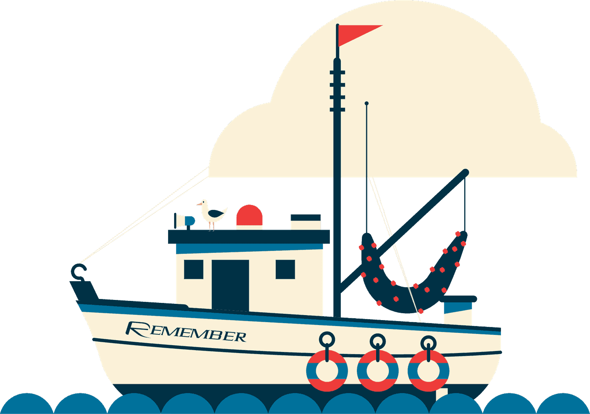 maritime ships icons classic modern sketch