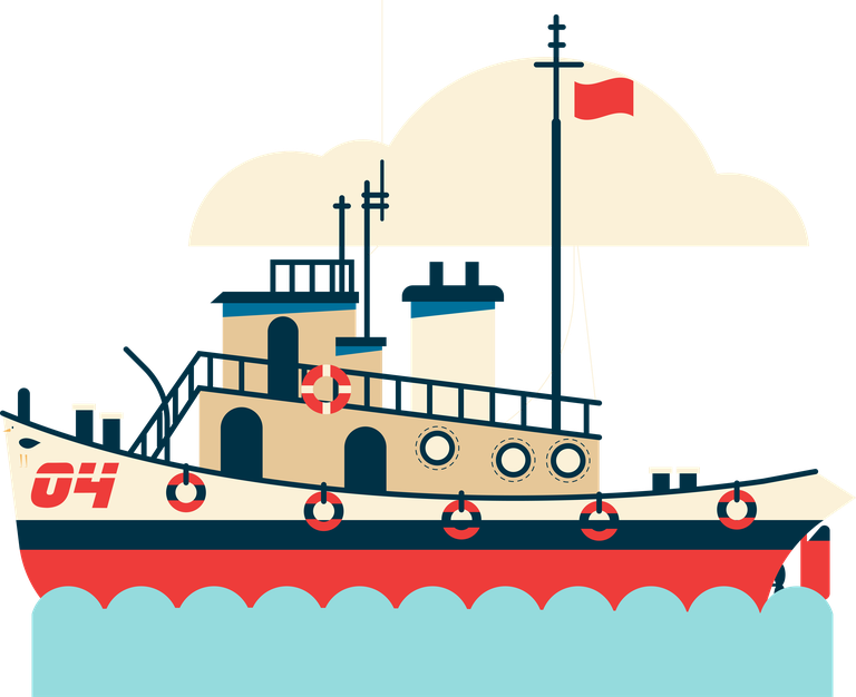 maritime ships icons classic modern sketch