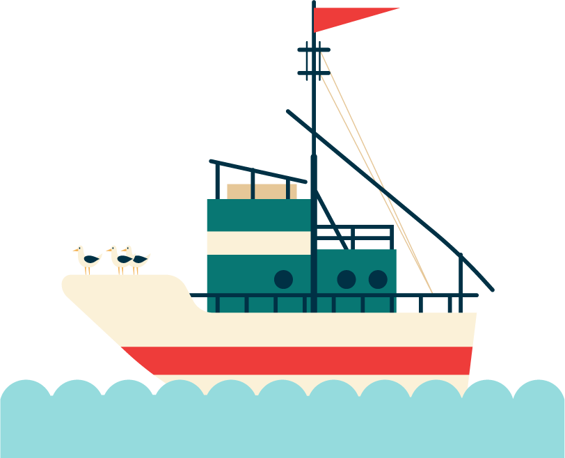 maritime ships icons classic modern sketch