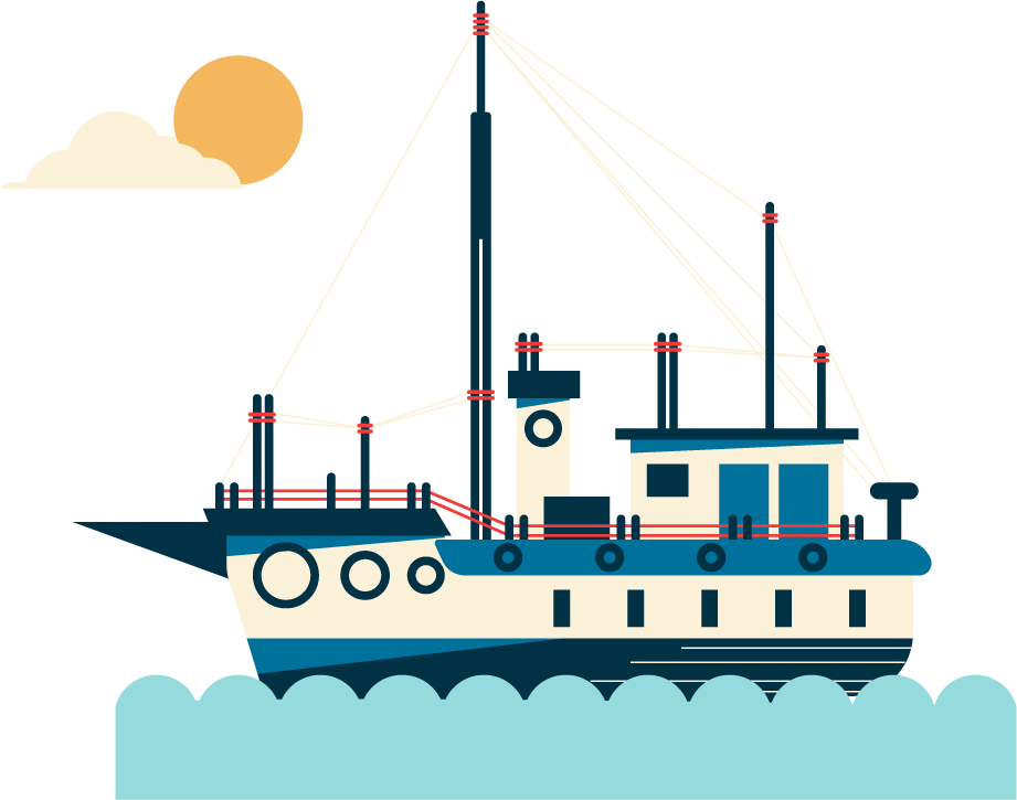 maritime ships icons classic modern sketch