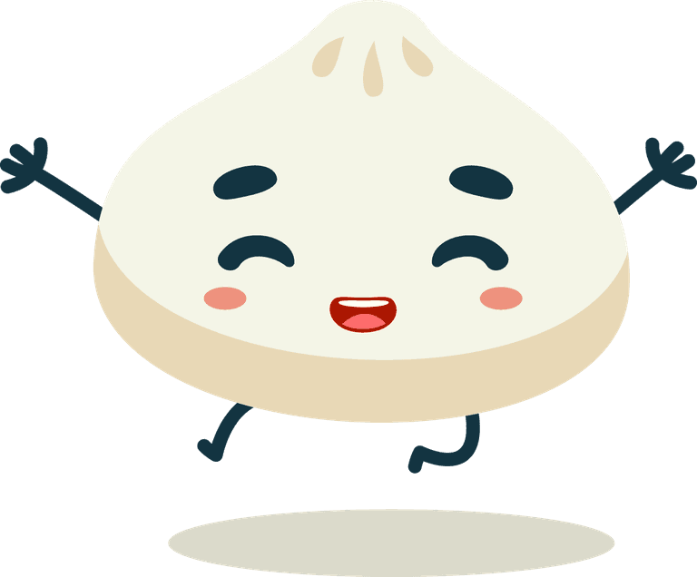 mascot images cute dumpling character for fun cooking themes and playful marketing