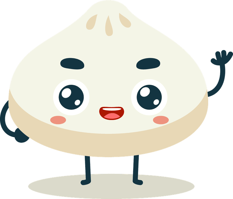 adorable mascot images cute dumpling character for branding and marketing projects