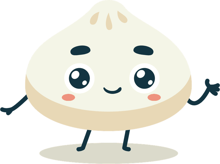 mascot images cute dumpling