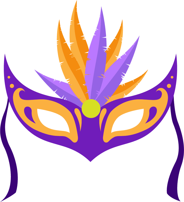 masquerade masks collection in various colors styles