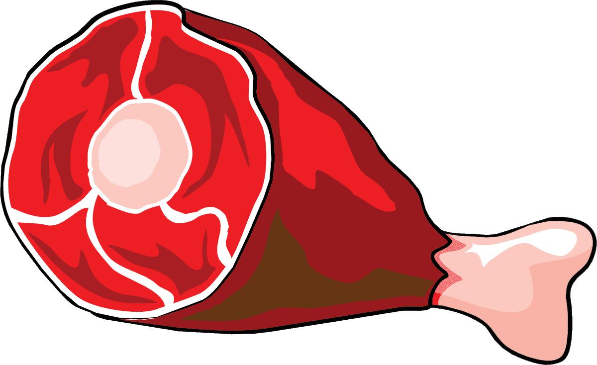 meat animal meat vector illustration showing fresh cut for culinary presentations