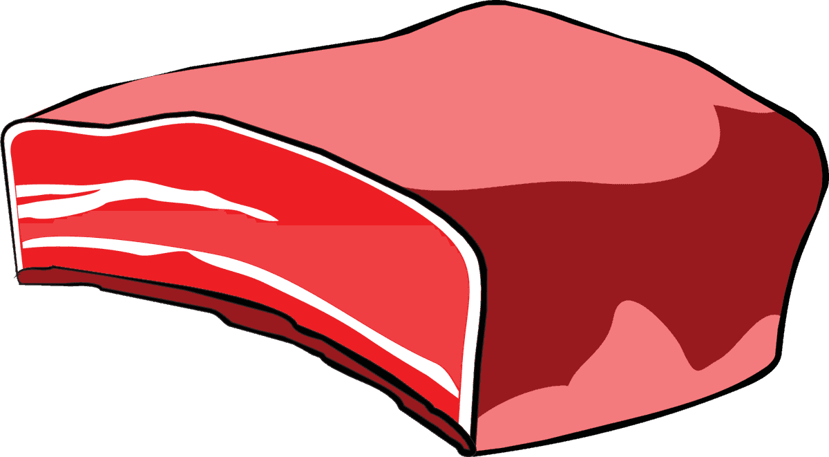 meat animal meat vector showcasing thick juicy cuts perfect for culinary illustrations