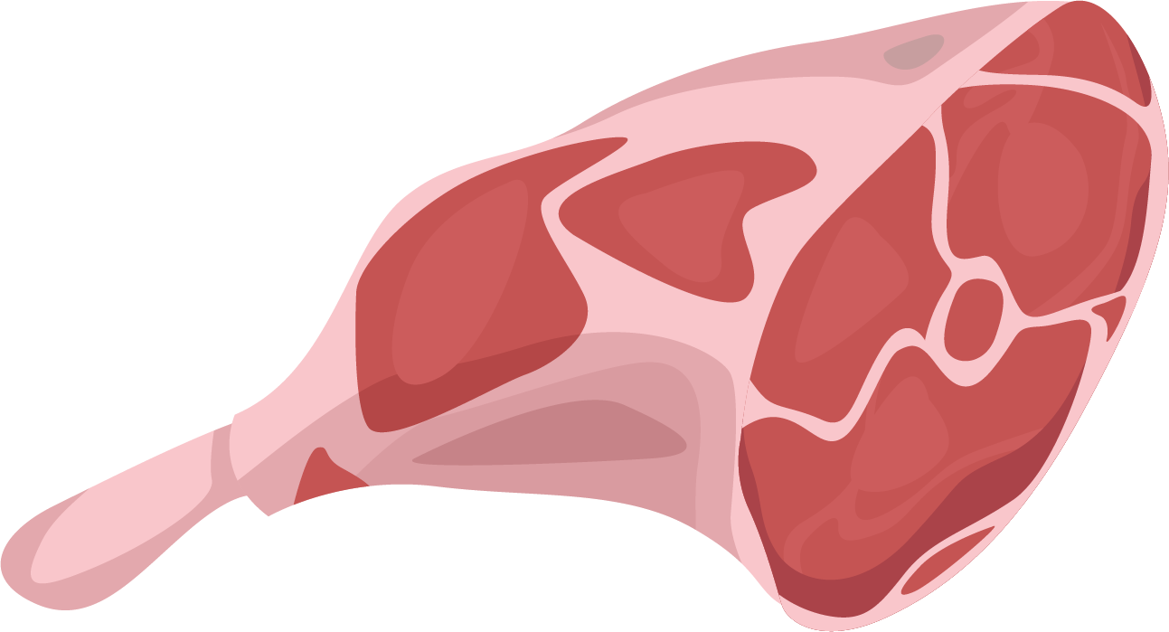 meat food icons colored sketch for culinary projects and restaurant menus