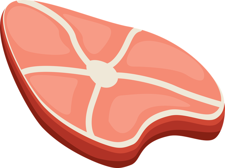simple meat and grill illustration for culinary projects and promotional materials