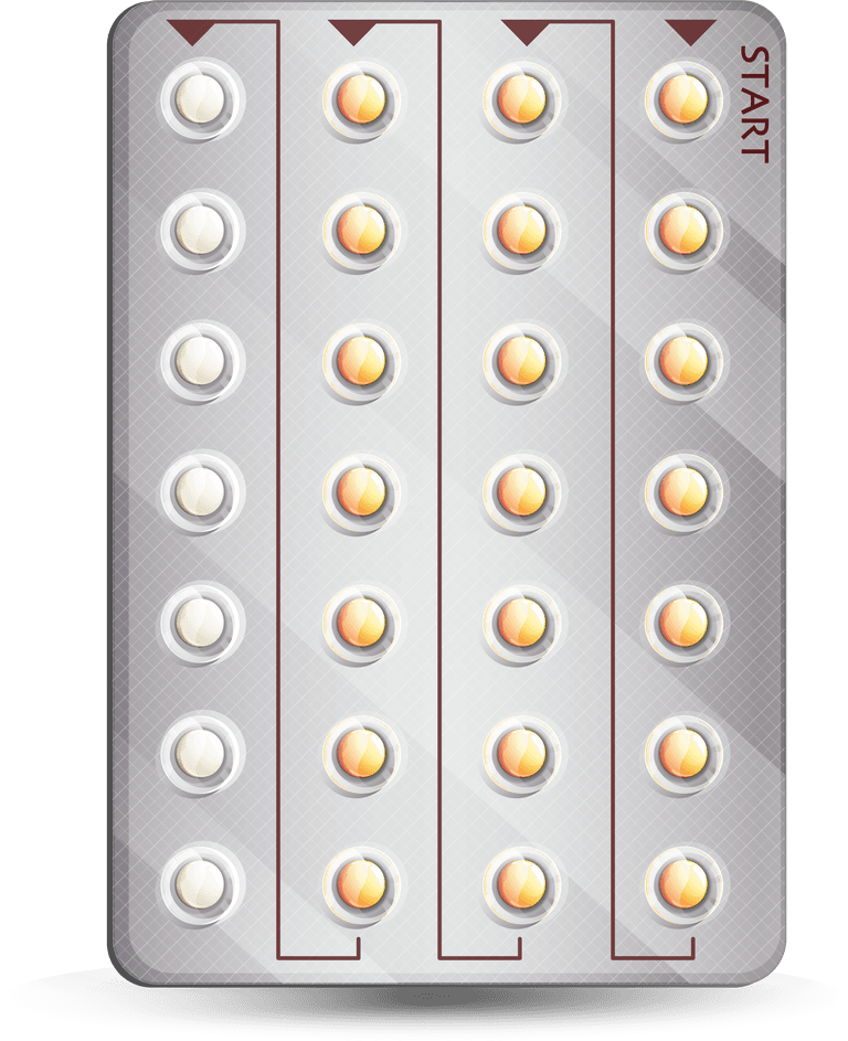 medicine pills and medicine containers illustration