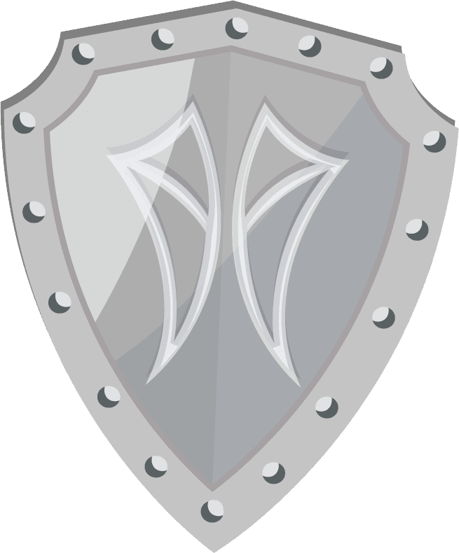 medieval armor icon shield helmet sketch