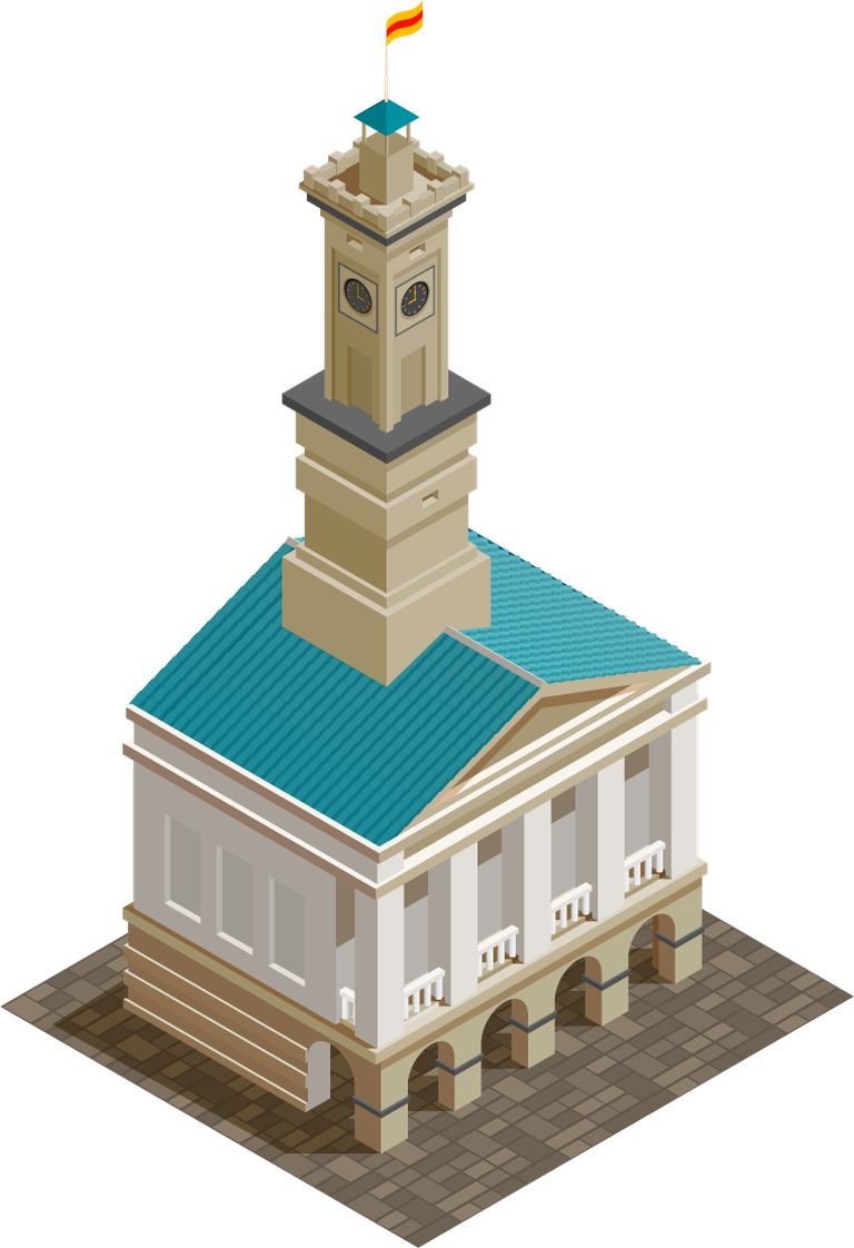 isolated isometric medieval buildings illustration featuring intricate architecture and vibrant colors for storytelling