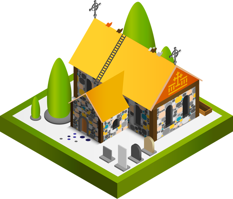 medieval buildings isometric collection featuring vibrant colors and detailed architecture for storytelling