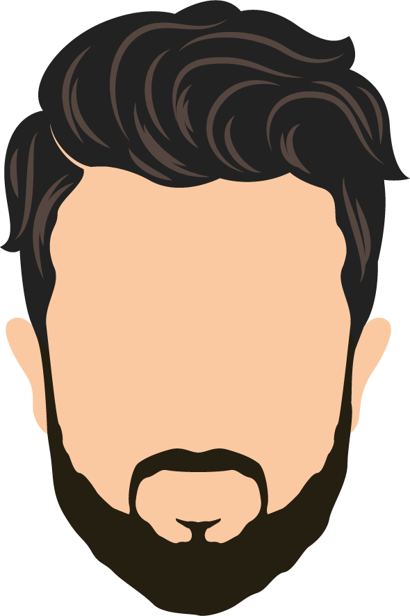 men s hairstyle men hairstyle icons set