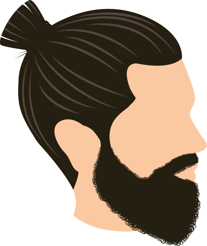men s hairstyle men hairstyle icons set