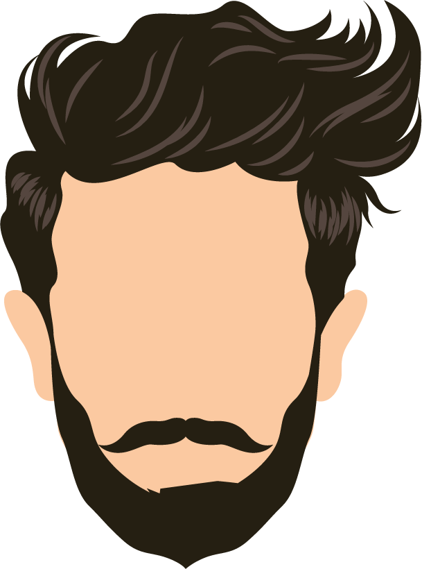 men s hairstyle men hairstyle icons set
