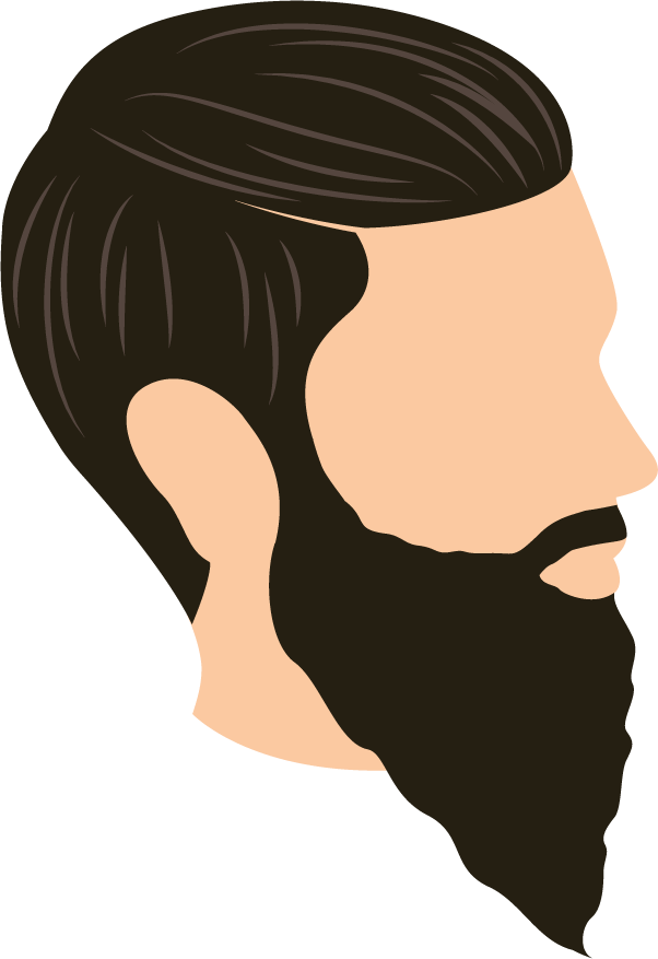 men s hairstyle men hairstyle icons set