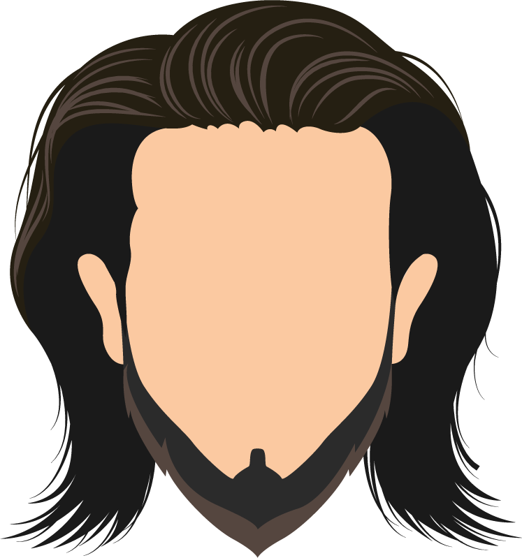 men s hairstyle men hairstyle icons set