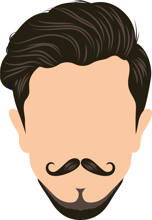 men s hairstyle men hairstyle icons set