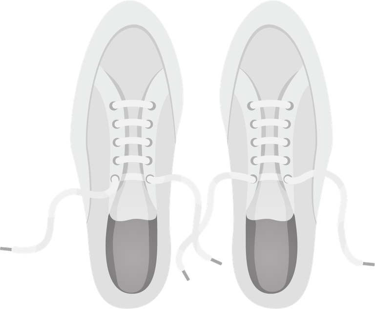 men women accessories icon featuring stylish unisex sneakers for casual wear
