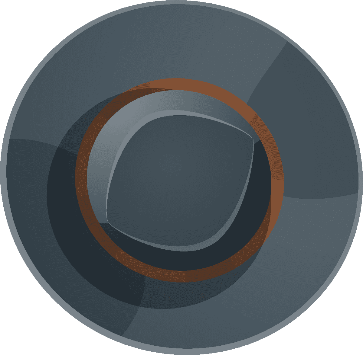stylish men women accessories icon featuring elegant circular shape and polished finish
