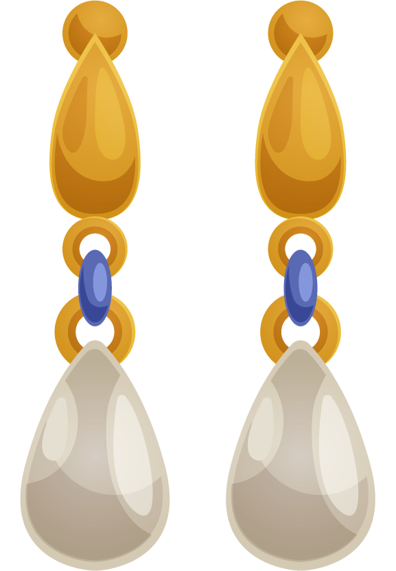 stylish men women accessories icon with colorful earrings for fashion enthusiasts