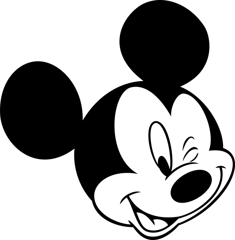 mickey mouse mickey mouse cheerful monochrome character for fun events and merchandise