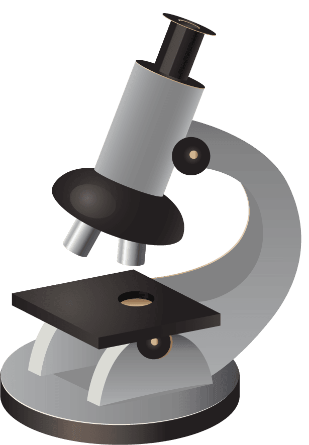 microscope biotechnology medicine icon set elegant series