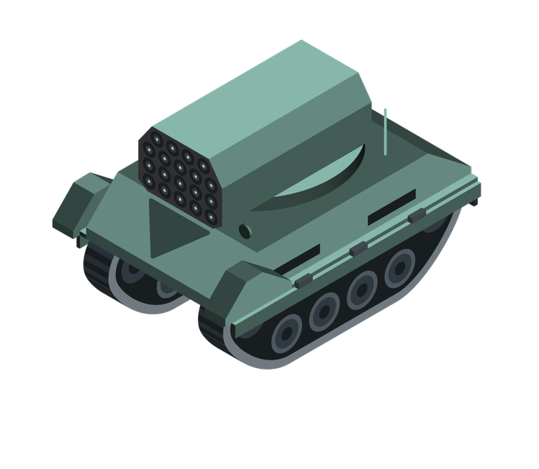 isometric military equipment army and force vehicles