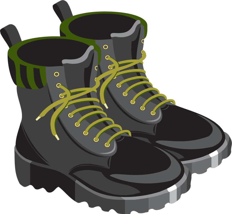 military paraphernalia military theme vector featuring rugged combat boots for outdoor adventures