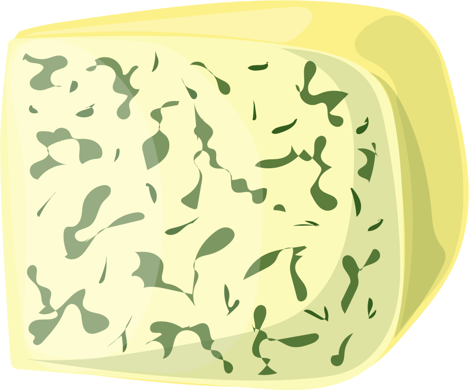 milk cheese icons set with unique textures for culinary and dairy applications