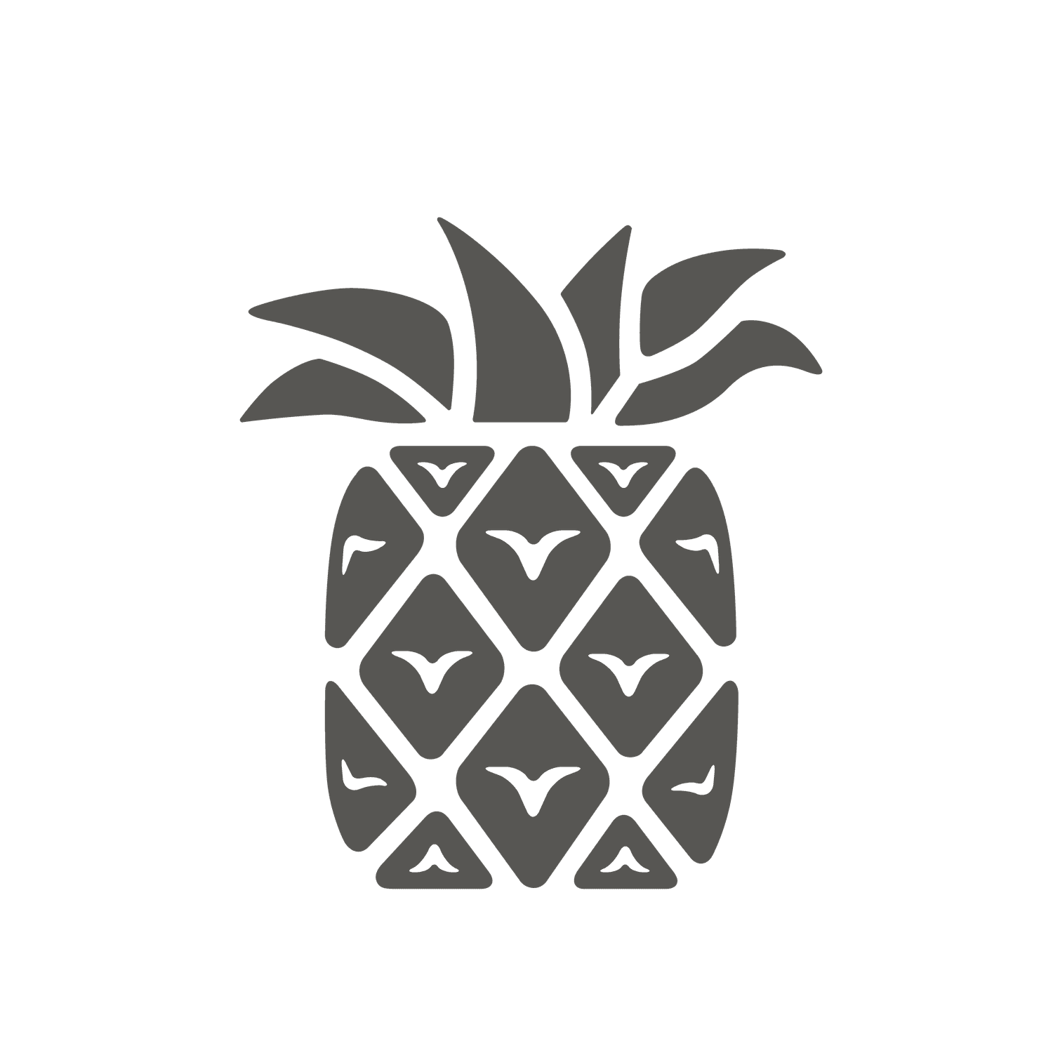 minimal gray fruit fill icon for fresh and healthy food concepts in modern applications