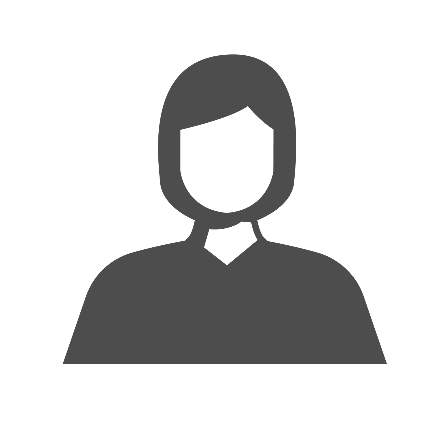 minimal woman avatar icon profile image