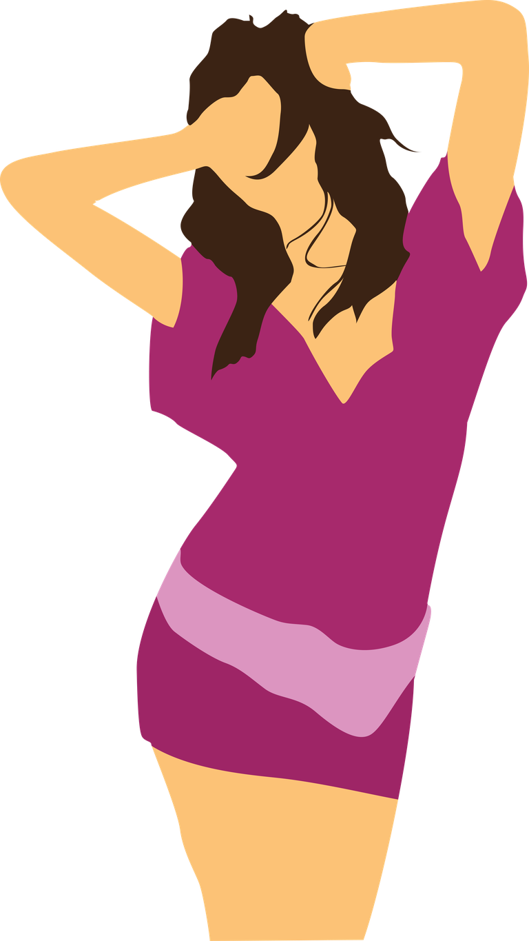 model dancing girls silhouettes in vibrant colors for modern art or party themes