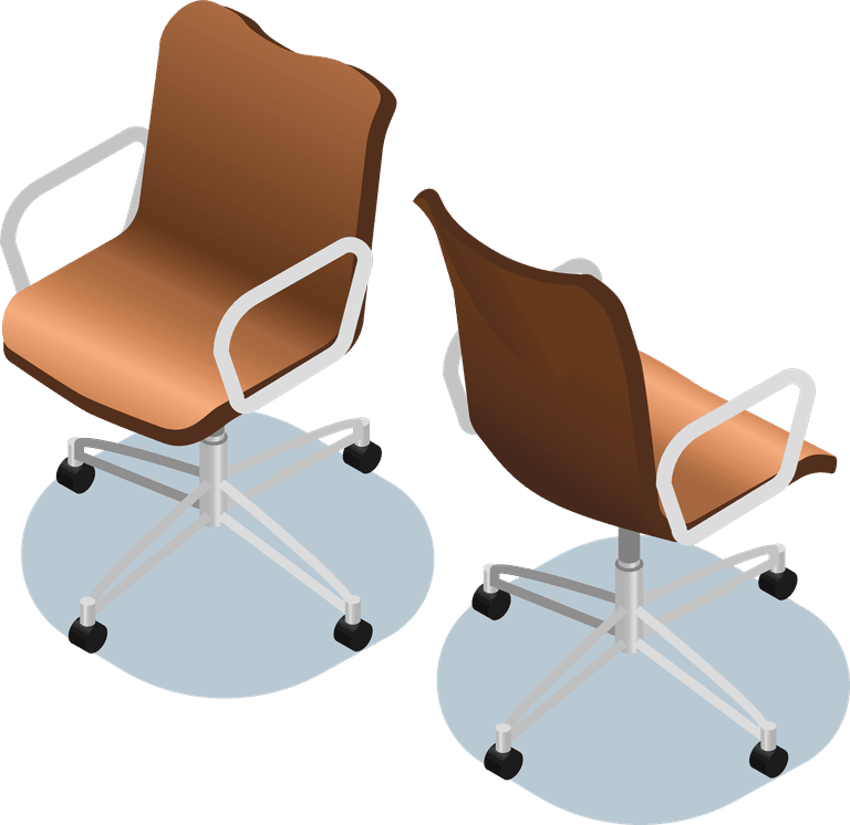 modern furniture icons collection featuring sleek office chairs for contemporary workspaces