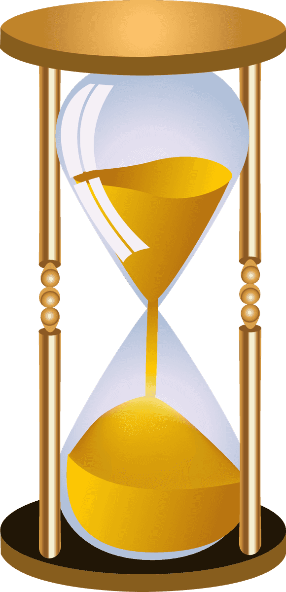 modern icons objects set of stylish hourglass timer for efficient time management