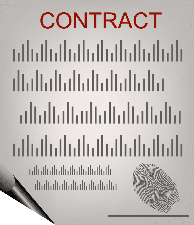 modern icons objects set for legal documents and contracts with unique features and functions