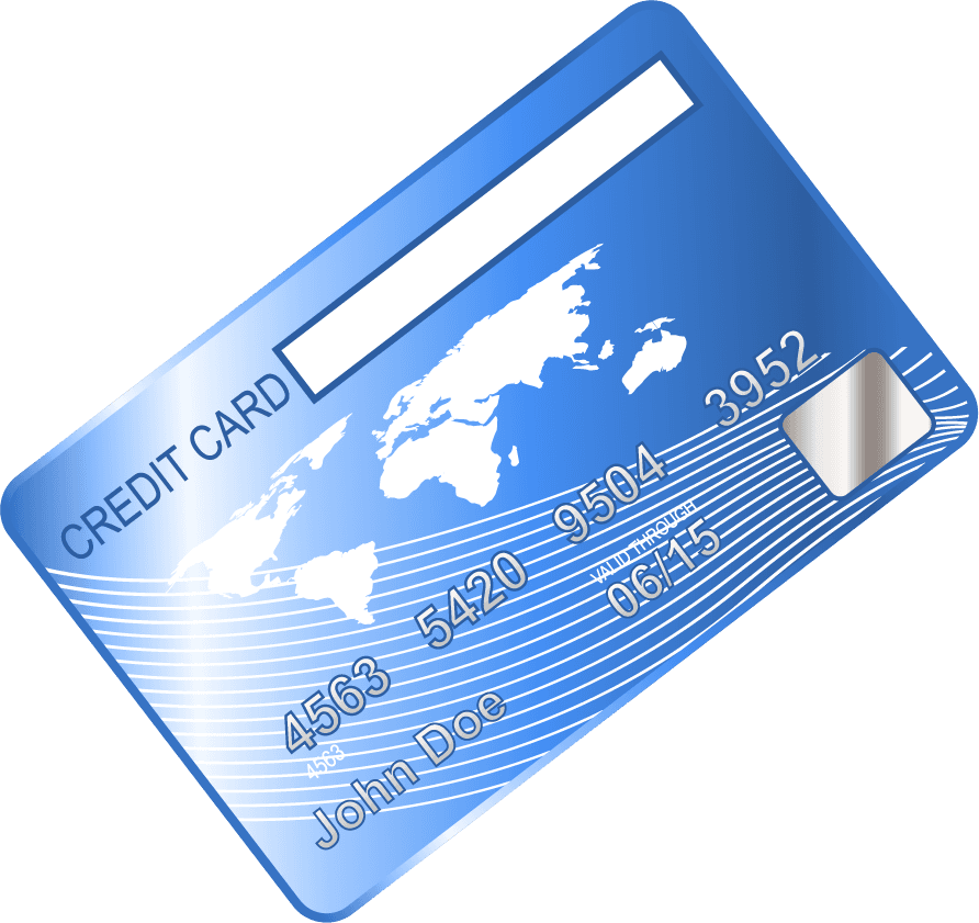 modern icons objects set with credit card illustration for finance and payment solutions